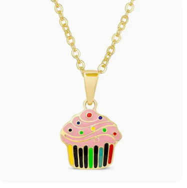 Lily Nily Cupcake Necklace