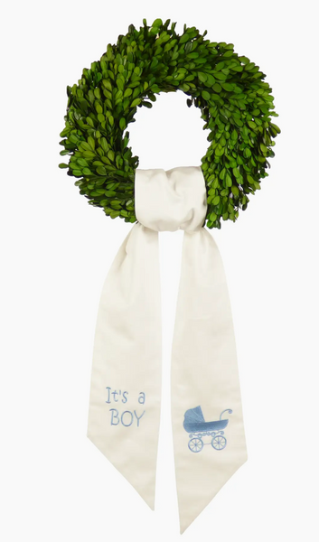 New Baby Wreath Sash
