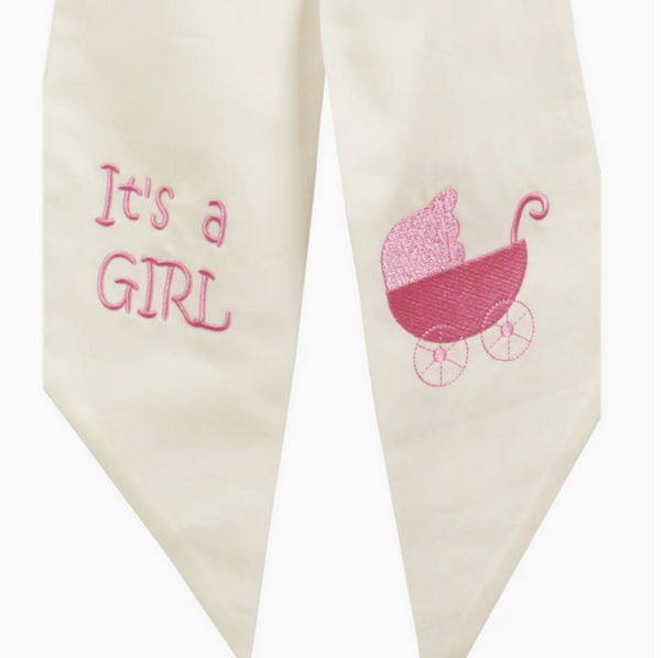 New Baby Wreath Sash