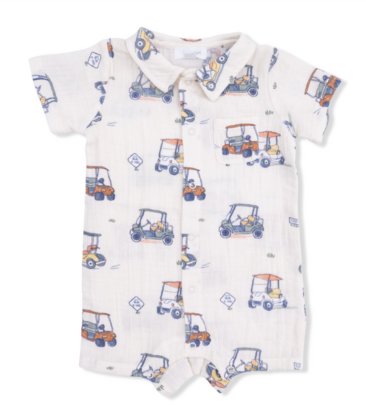Zooming Golf Cart Polo Romper