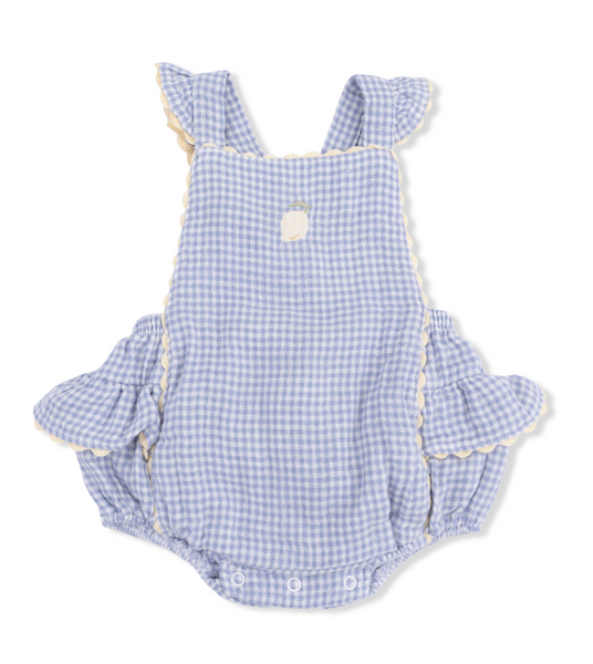 Lemon Gingham Sunsuit