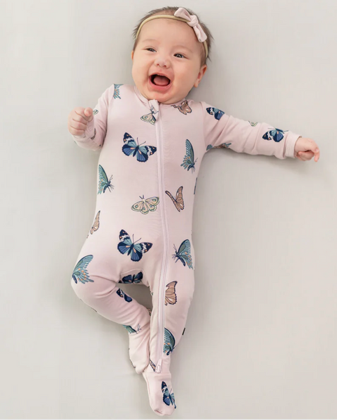 Kyte Zipper Footie Prints