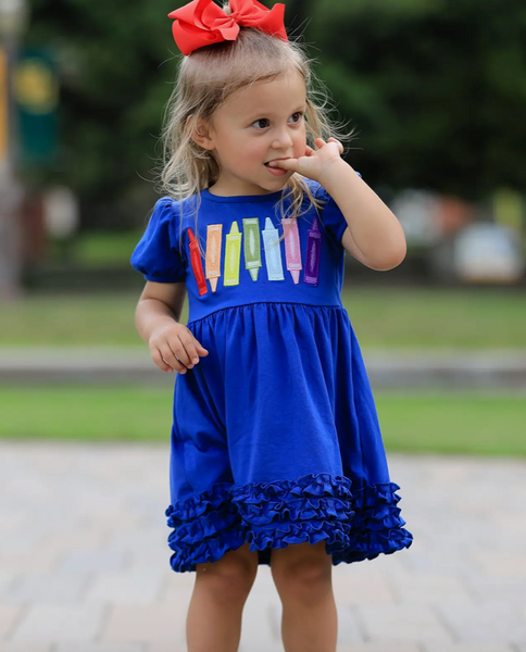 Royal Crayon Dress