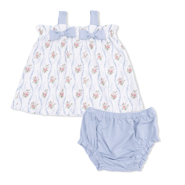 Heirloom Rose Stripe -Top /Bloomer