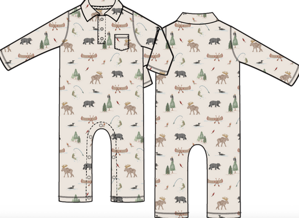 Woodland Polo Romper