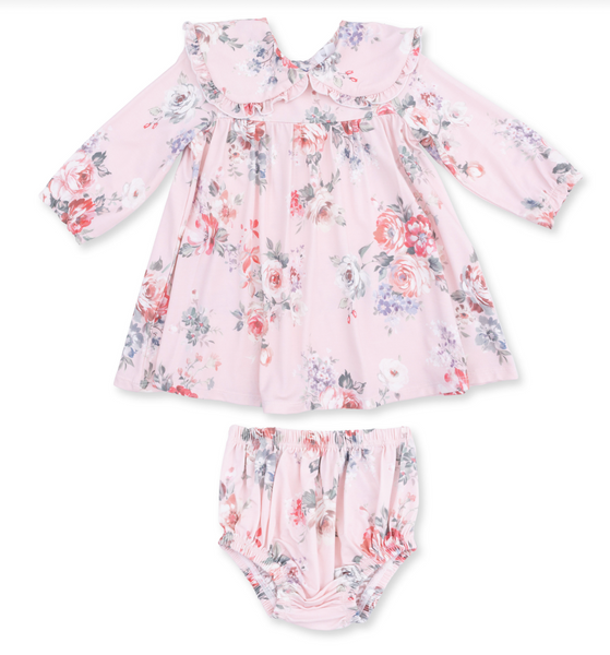 Painterly Rose Dress Set