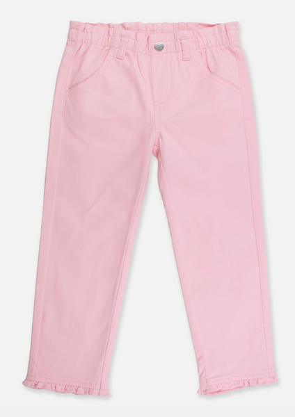 Denim Ruffle Skinny Jeans