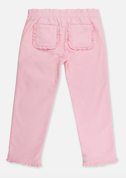Denim Ruffle Skinny Jeans