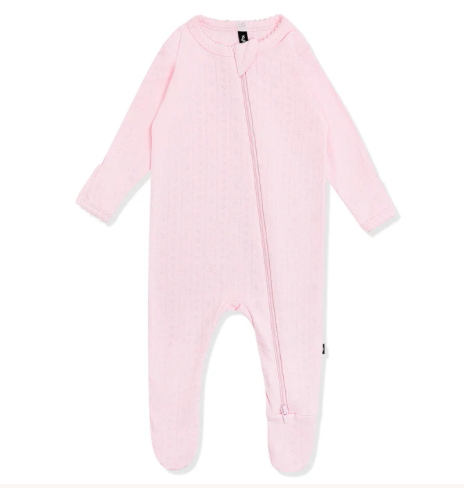 Kyte Pointelle Zip Footie