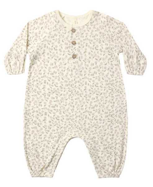 Henley Bubble Jumpsuit Floret