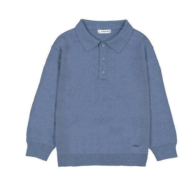 Long Sleeve Knit  Polo
