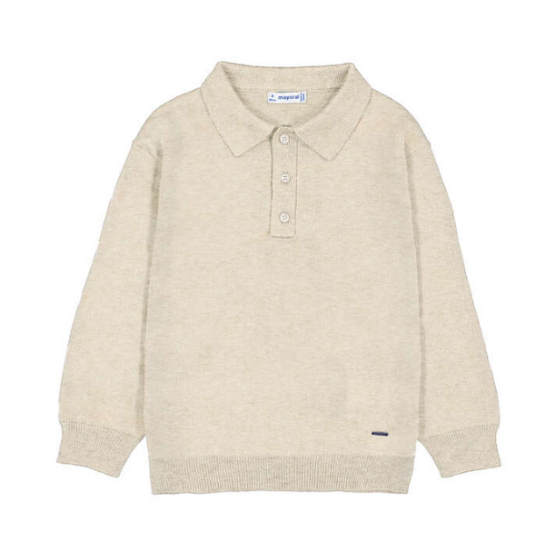 Long Sleeve Knit  Polo