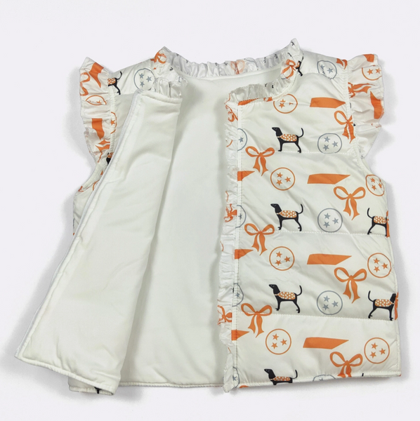 TN Girls Ruffle Vest