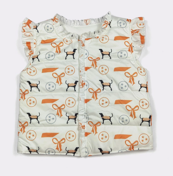 TN Girls Ruffle Vest