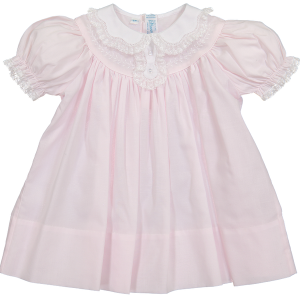 Vintage Scallop Collar Dress