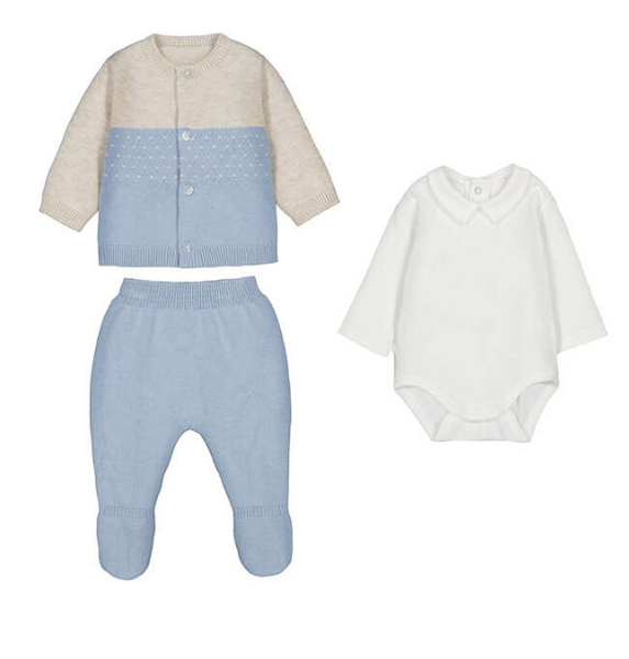 3pc Sweater Set - Sky