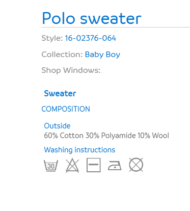 Polo Sweater Rain