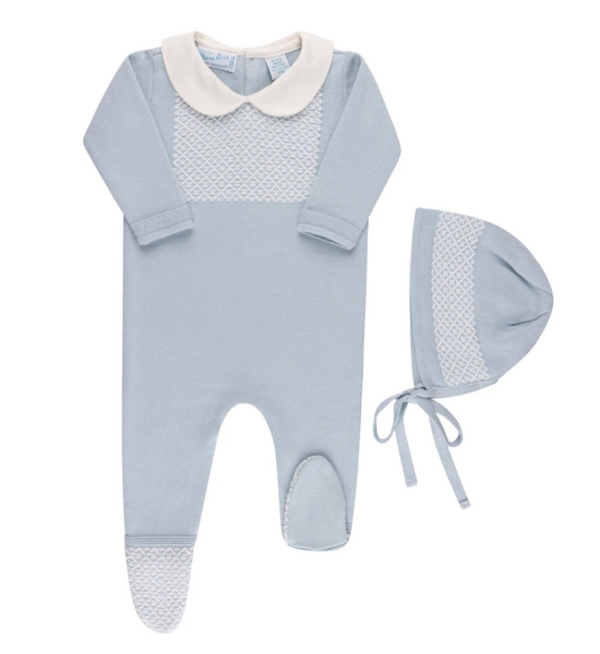 Feltman Collared Romper/Hat