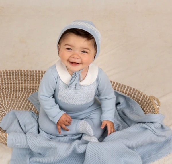 Feltman Collared Romper/Hat