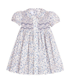 Floral Smocked Baby Dress