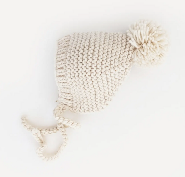 Natural Garter Stitch Sweater