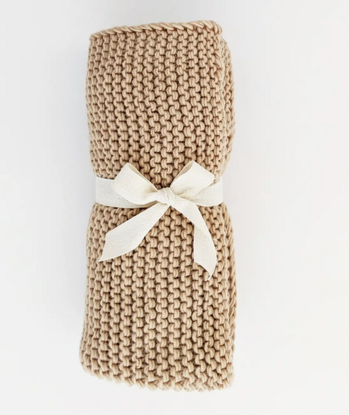 Latte Garter Stitch Sweater