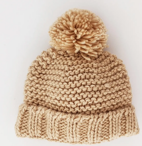 Latte Garter Stitch Sweater