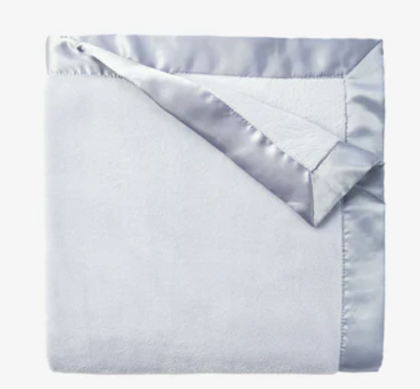 Satin Trim Fleece Blanket