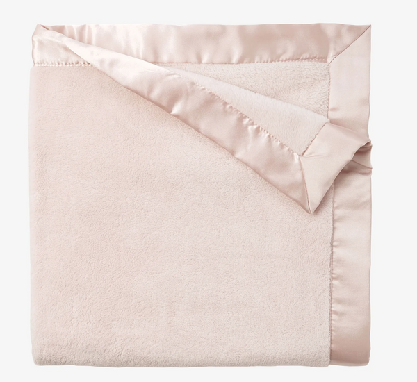 Satin Trim Fleece Blanket