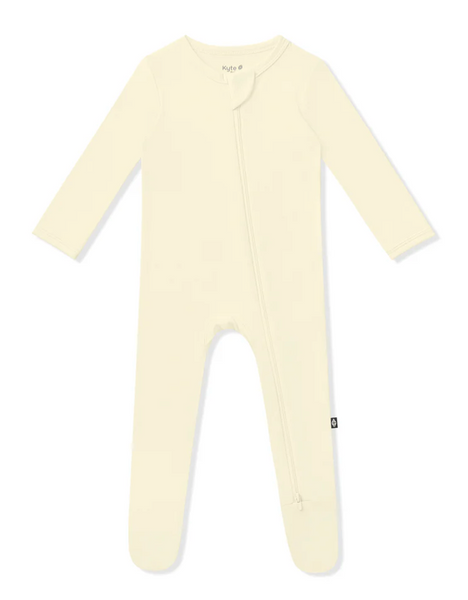 Kyte Zipper Footie Solid