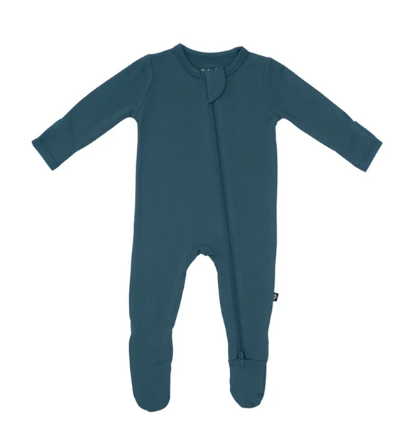 Kyte Zipper Footie Solid
