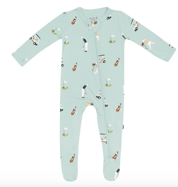 Kyte Zipper Footie Prints