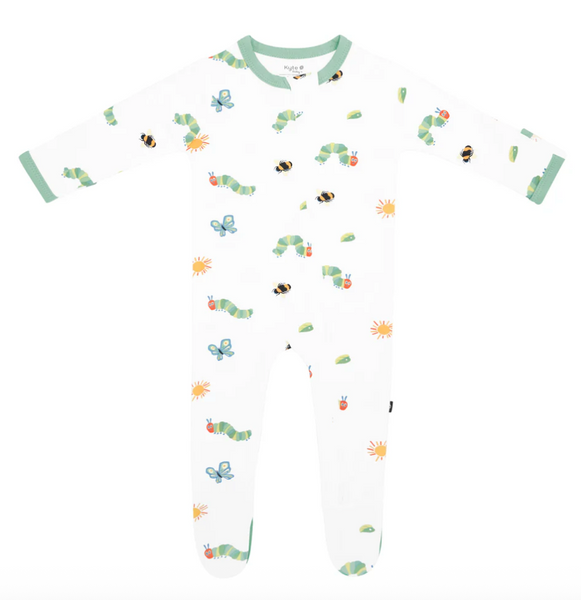 Kyte Zipper Footie Prints