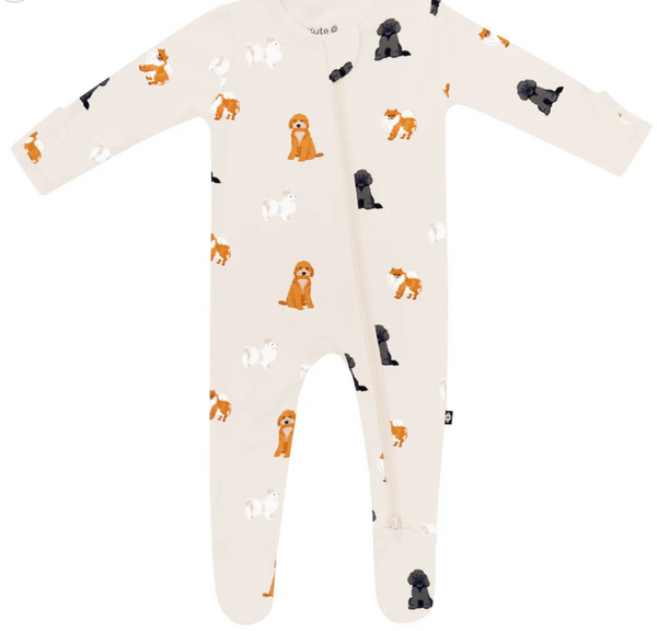 Kyte Zipper Footie Prints