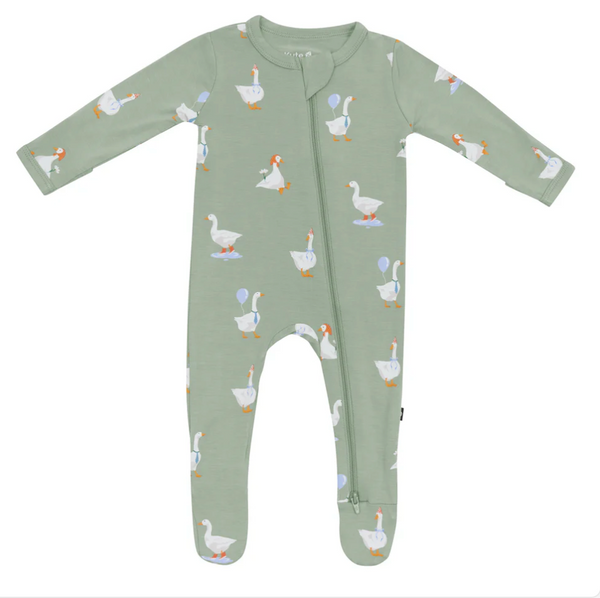 Kyte Zipper Footie Prints