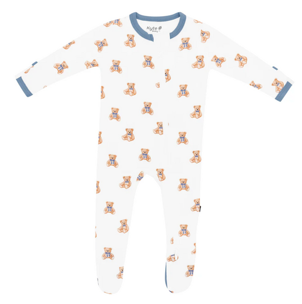 Kyte Zipper Footie Prints