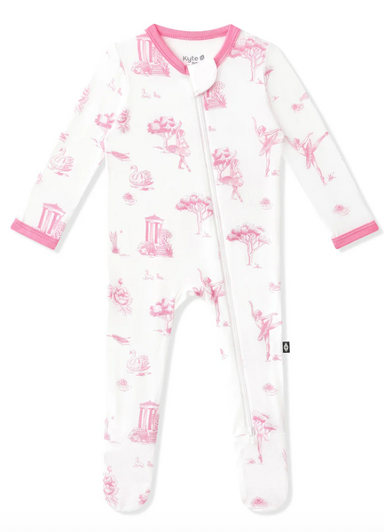 Kyte Zipper Footie Prints