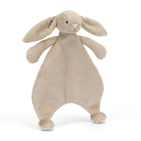 Jellycat Bashful Bunny Comforter, 27cm x 20cm x 7cm