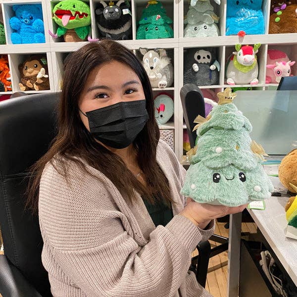 Squishable - Mini Flocked Christmas Tree Plush