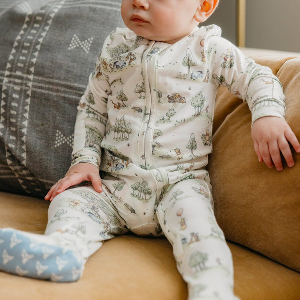 Zip-Up Footie Pajama - Hundred Acre Wood