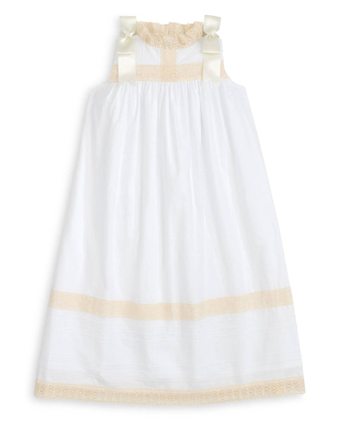 Cambridge White Sleeveless Heirloom Dress
