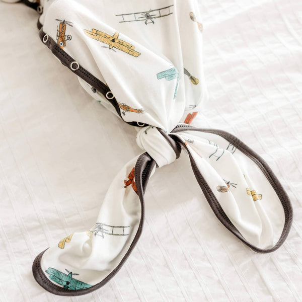 Newborn Knotted Gown - Ace
