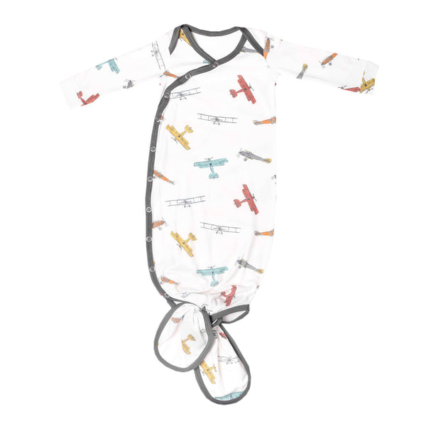 Newborn Knotted Gown - Ace