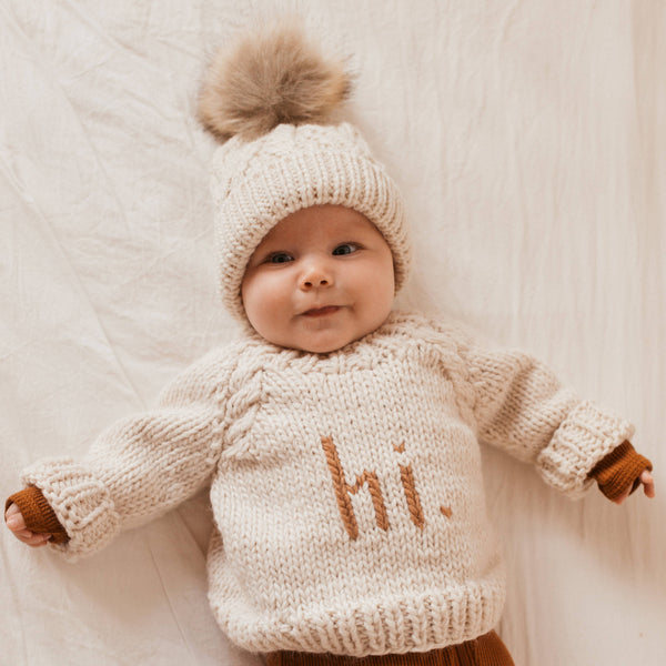 Hi. Pecan Sweater