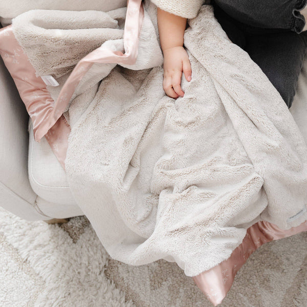 SATIN BORDER RECEIVING BLANKETS