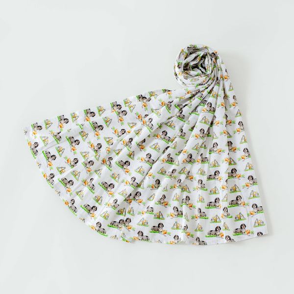 Mascot Mania in Tennessee Organic Muslin Blanket