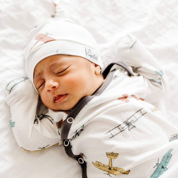 Newborn Knotted Gown - Ace