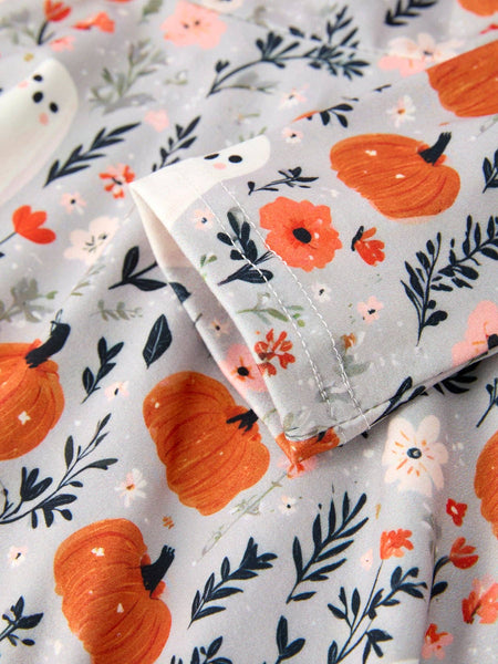 Pumpkin Ghost Twirl Dress