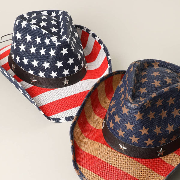 Liberty Star Western Straw Cowboy Hat