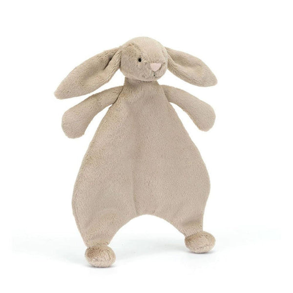 Jellycat Bashful Bunny Comforter, 27cm x 20cm x 7cm